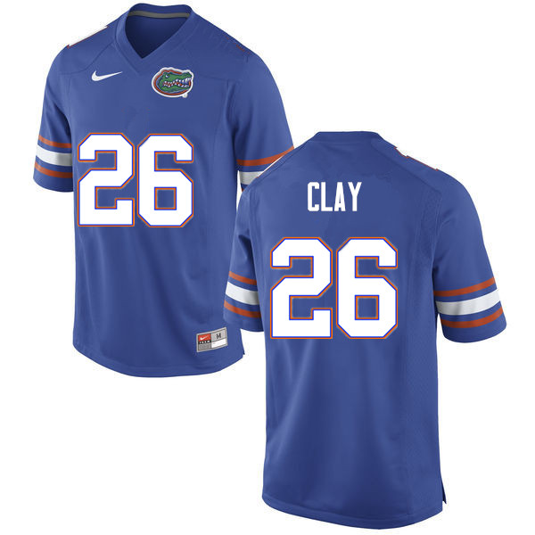 Men #26 Robert Clay Florida Gators College Football Jerseys Sale-Blue